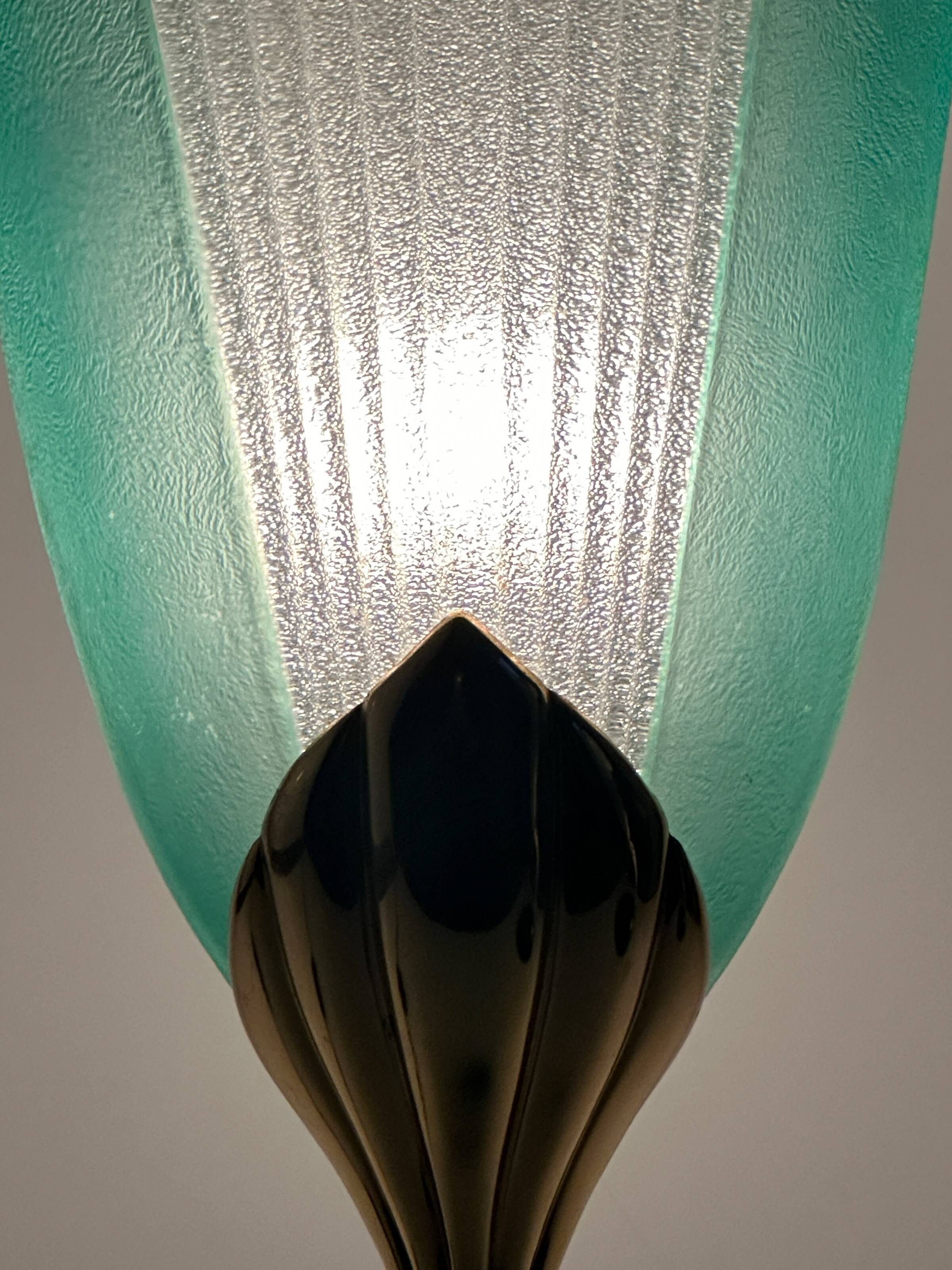 Pair of Nefertiti Murano table lamps