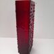 Brutalist glass vase by Emil Funcke for Gral Glass