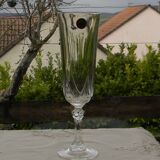 6 crystal champagne flutes from ARQUES. AUTEUIL model.