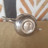 Oriental teapot silver metal