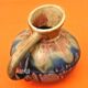Art Nouveau Ceramist Gilbert Méténier (1876-1957) Jug "blue from Gannat"