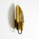 Beautiful original Mid Century Modern cone wall lamp made of brass