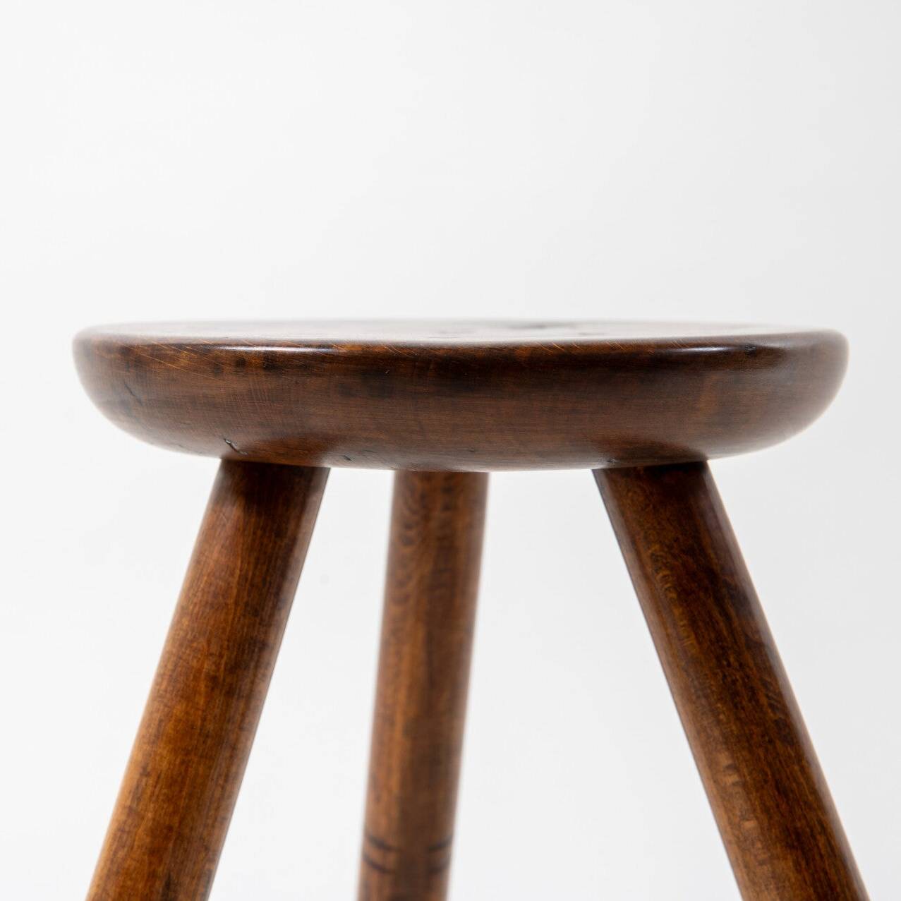 Small French cow milking stool, 1970s
