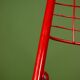 Red metal chair Ted Net Ikea vintage by Niels Gammelgaard