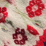 Tapis Rollakan décor de tulipes vintage