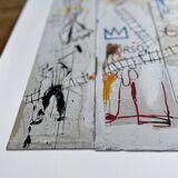 Jean Michel Basquiat (1960-1988), Leonardo da Vinci’s Greates Hits, 1982, Copyright Estate of Jean Michel Basquiat, Licensed by Artestar New York, Printed in UK