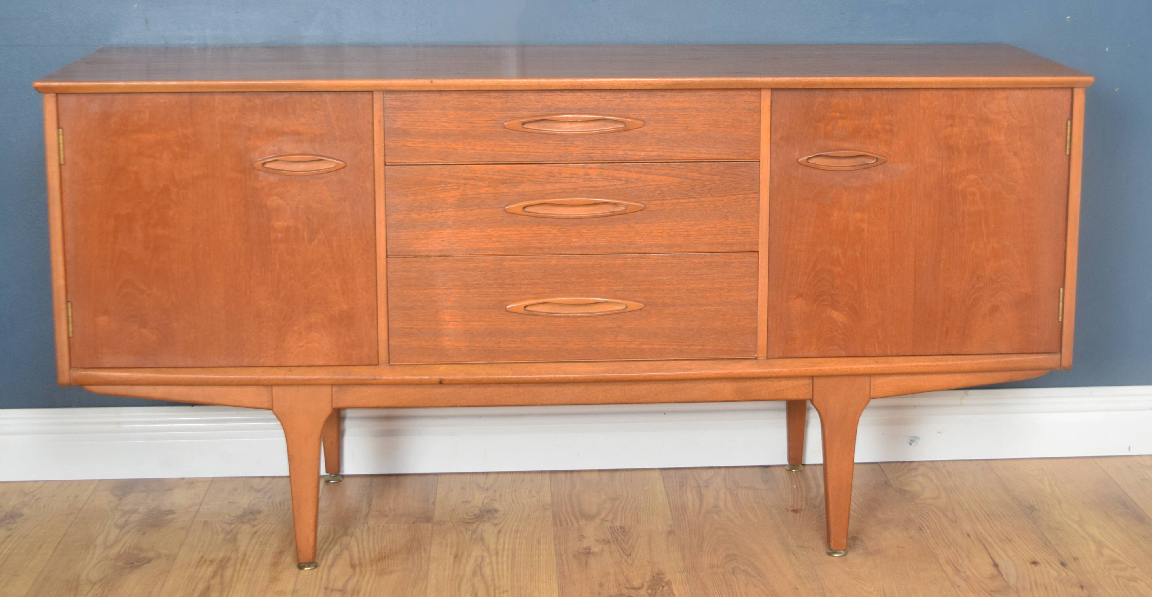 Restored Teak 1960s Jentique Short Retro Sideboard