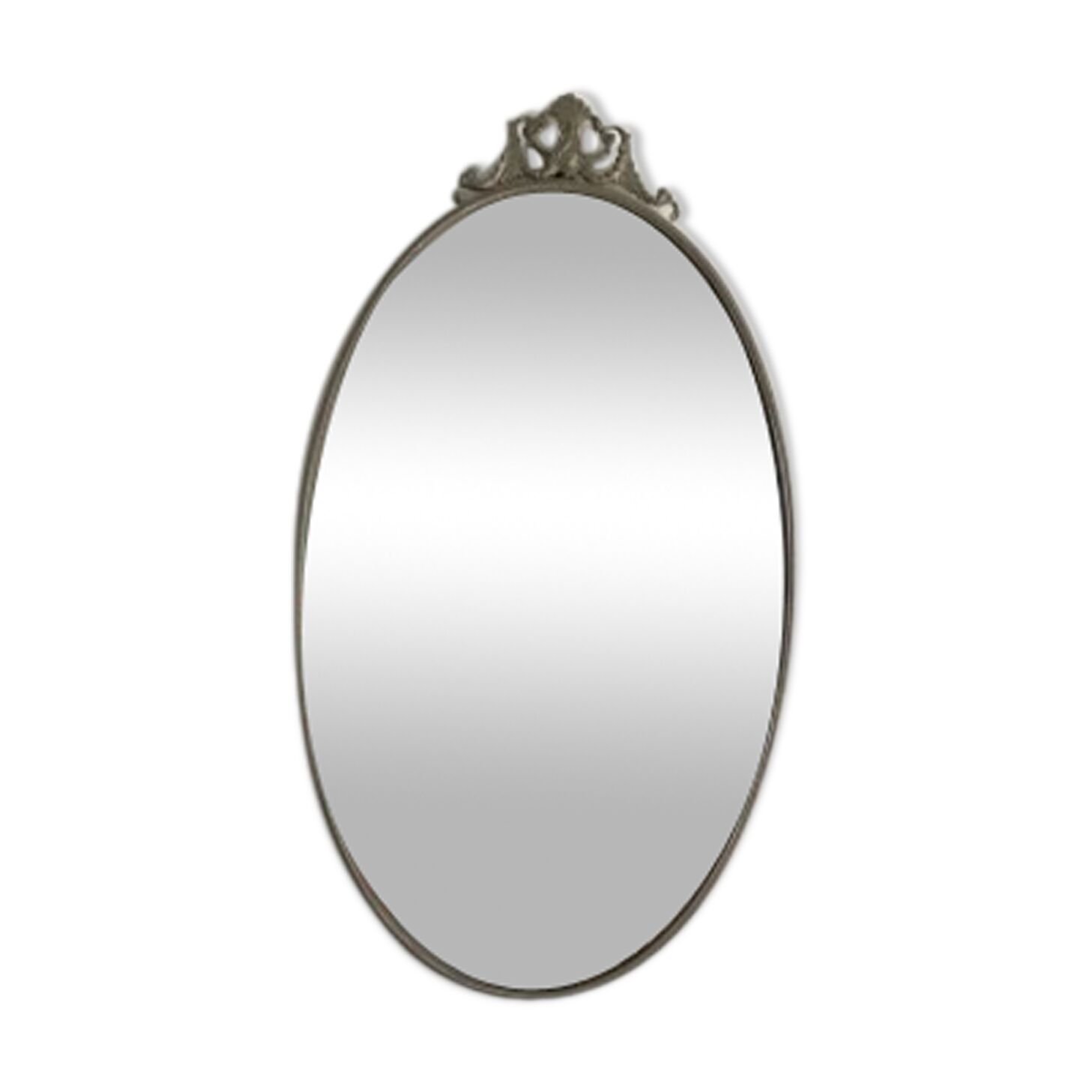 Vintage metal mirror 83x48cm