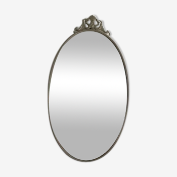 Miroir metal vintage 83x48cm