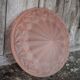 Vintage Art Deco ceiling light, geometric pattern ceiling fixture, bowl.