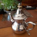 silver-plated teapot