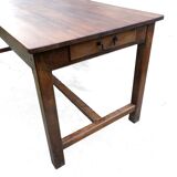 Solid oak farm table circa 1960