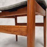 Suite of 6 french chairs - elm - ca 1960