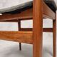 Suite de 6 chaises françaises - orme - ca 1960