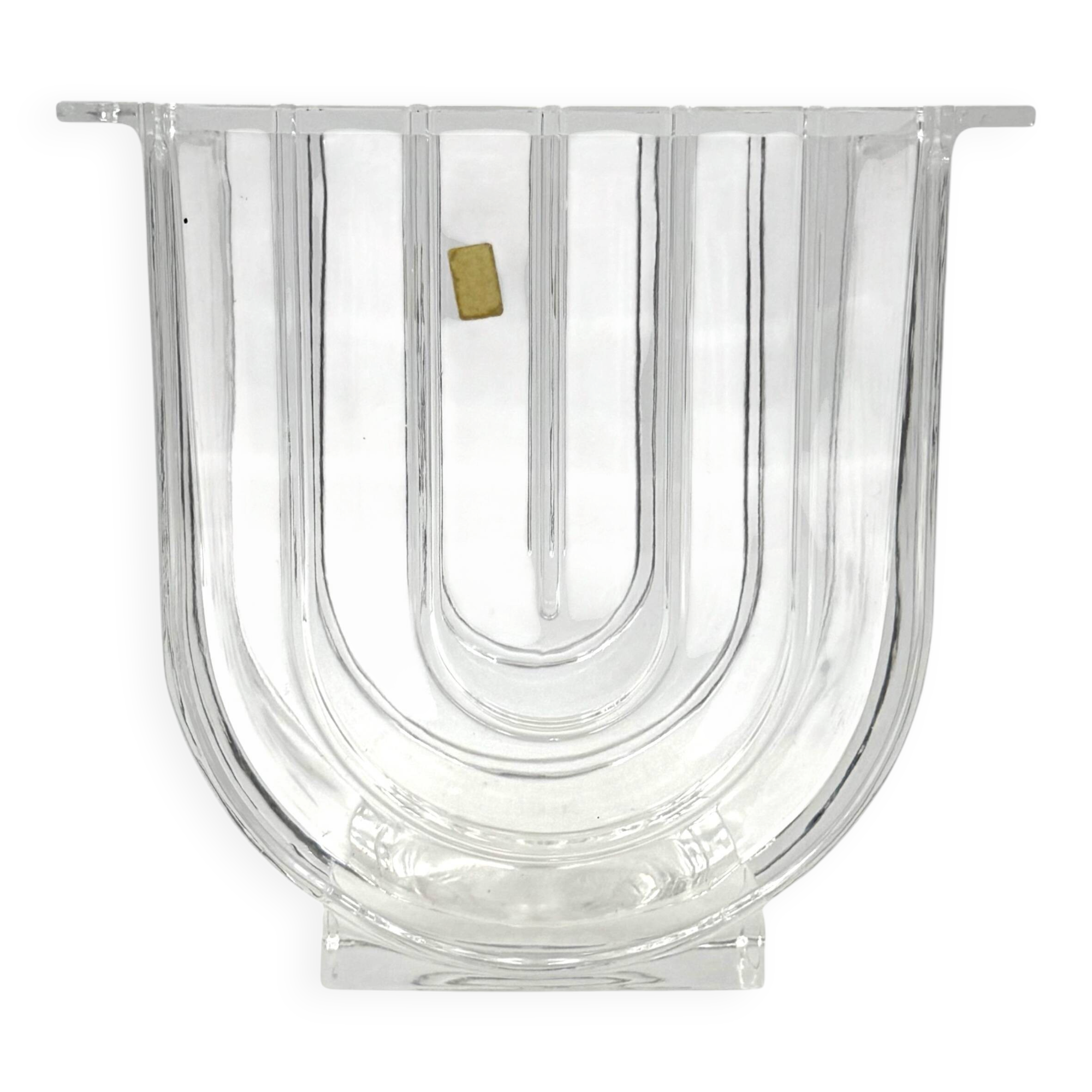 Modern crystal vase / ice bucket, Laura Griziotti for Arnolfo di Cambio 196