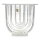 Modern crystal vase / ice bucket, Laura Griziotti for Arnolfo di Cambio 196