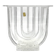 Modern crystal vase / ice bucket, Laura Griziotti for Arnolfo di Cambio 196