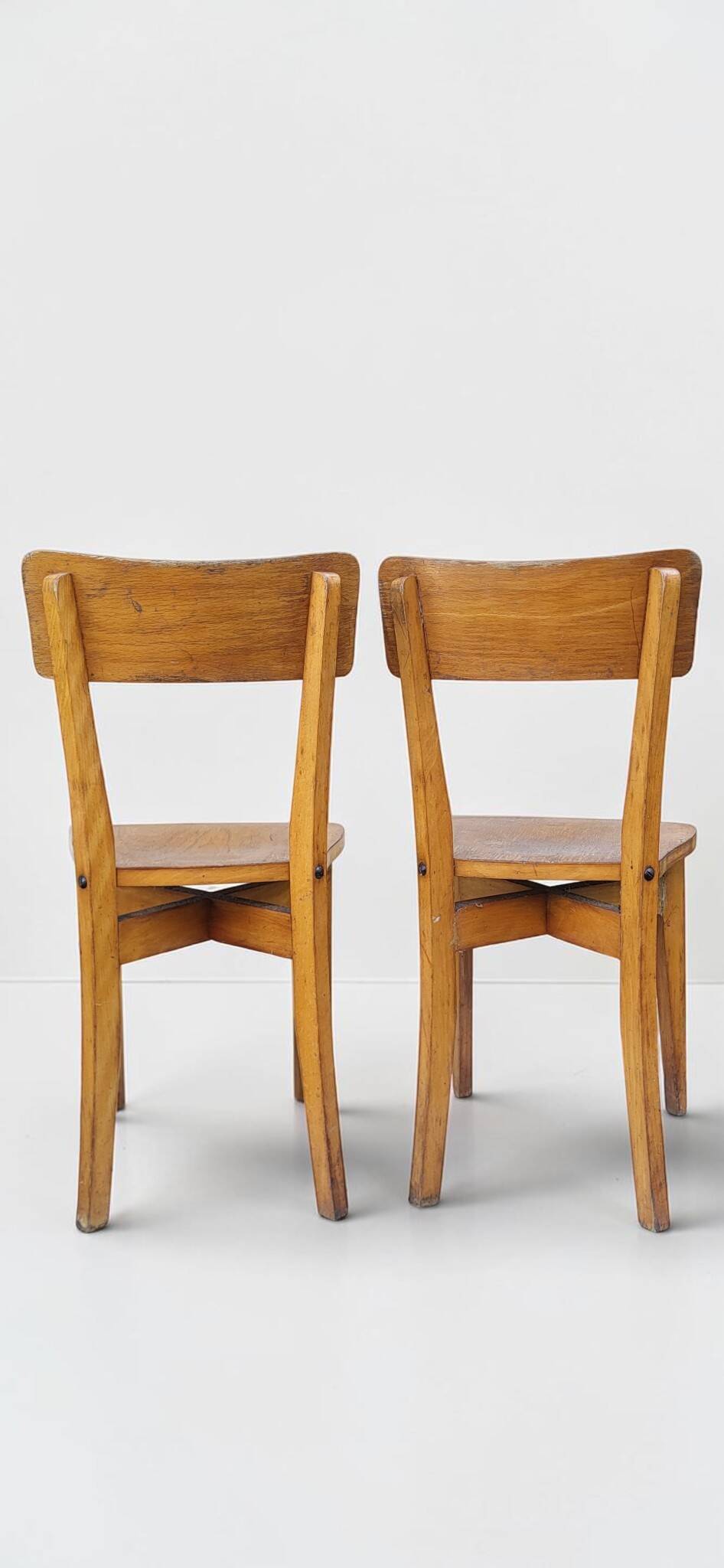 Chaises bistrot Luterma 1950