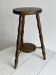 Antique dark wood stool