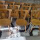 Set of 12 vintage Baumann 1970 bistro chairs