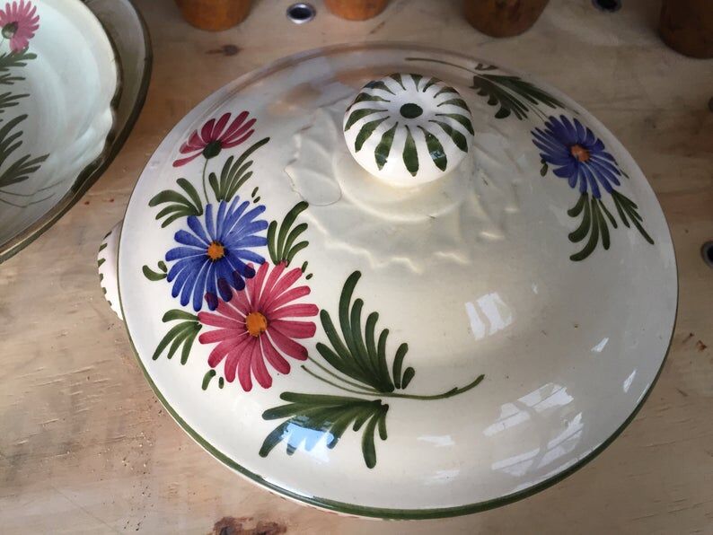 Vintage earthenware soup st Clement