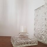 Carafe in chiseled glass