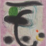 Joan Miró: Portrait of a Woman - Signed Lithograph