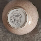 Longwy Enamel ball vase