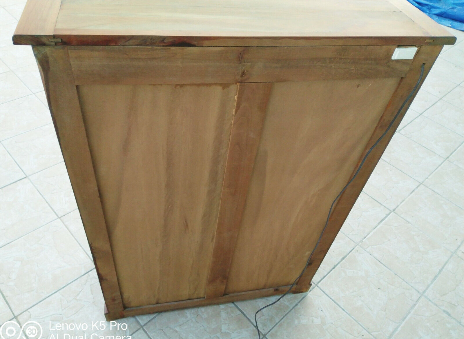 Vintage walnut showcase