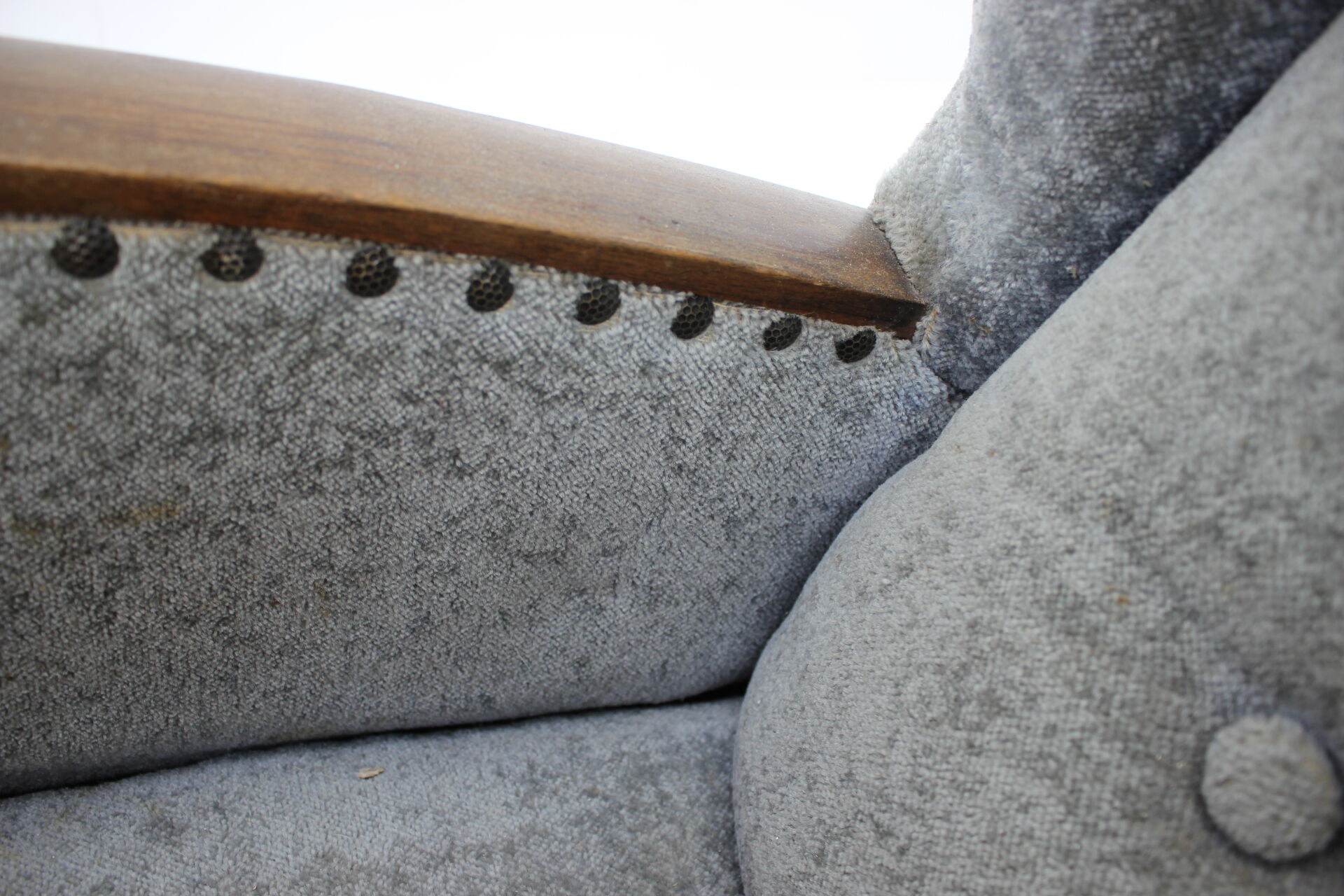 1940s Pair of Large Wing Chairs, Czechoslovakia