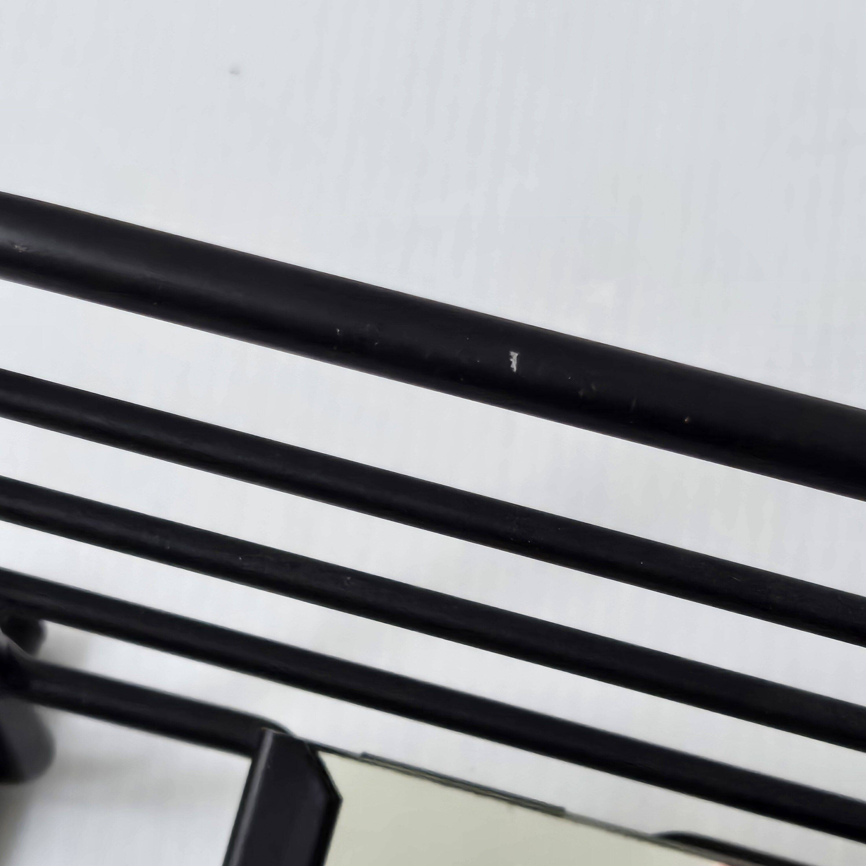 Vintage 1950s coat rack & mirror