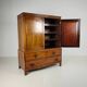 Early 19th Century English Mahogany Linen Press Cabinet, c.1820–1840