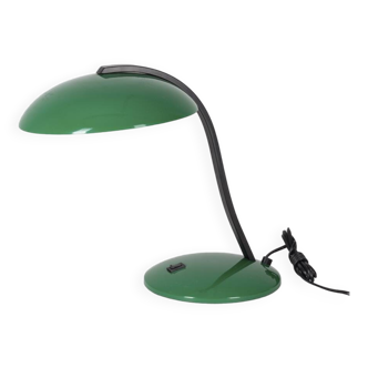 Lampe de table vintage années 80 en métal vert veneta lumi design