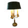 Bronze bouillotte lamp from the 19th century.