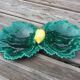 Empty cup pocket leaves and lemon in slip by Ferlay in Vallauris
