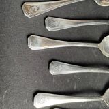 6 Christofle America teaspoons numbered George V