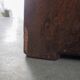Sculptural solid wood pedestal