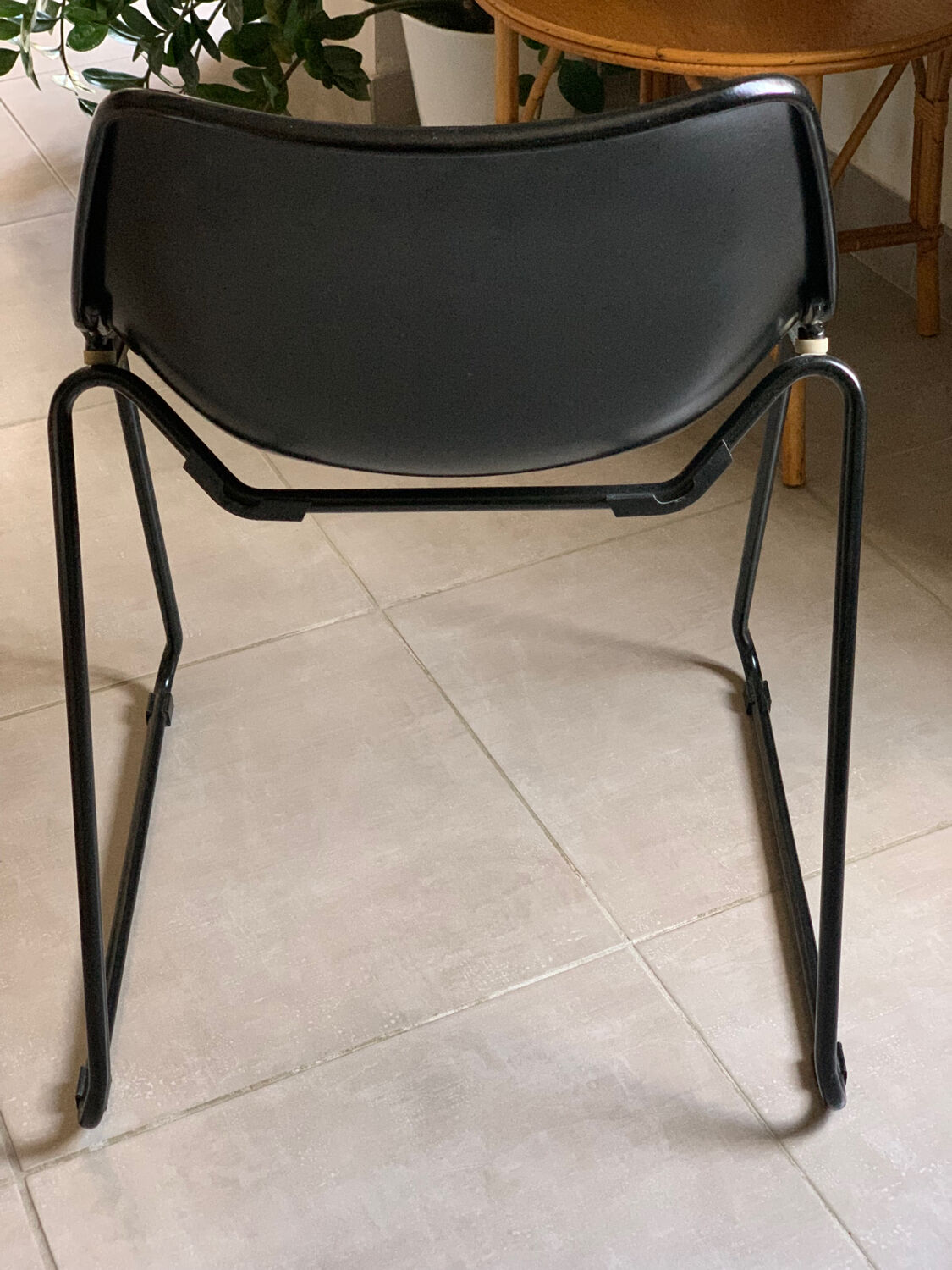 Designer metal chair