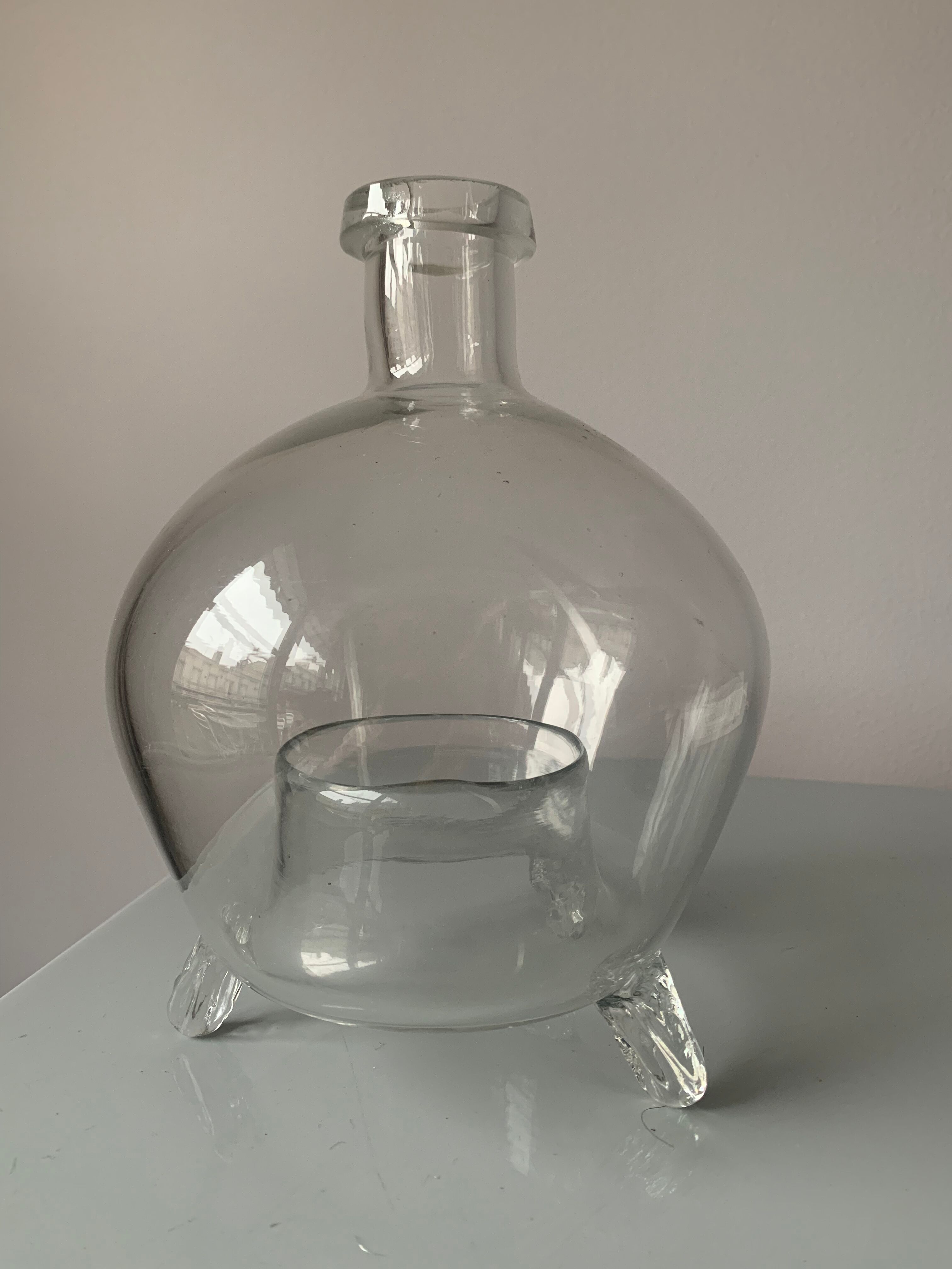 Old glass insect trap