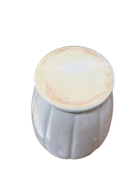 White ceramic vase