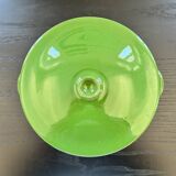 Green ceramic soup tureen