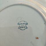 Assiette plate Longwy