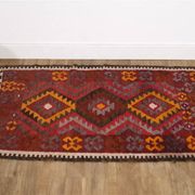 Tapis vintage Maimana, fait main, afghanistan milieu du siecle