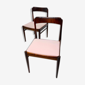 Danish mid-century palisander chairs by Ole Wanscher