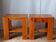 Paire de chevets en pin vintage