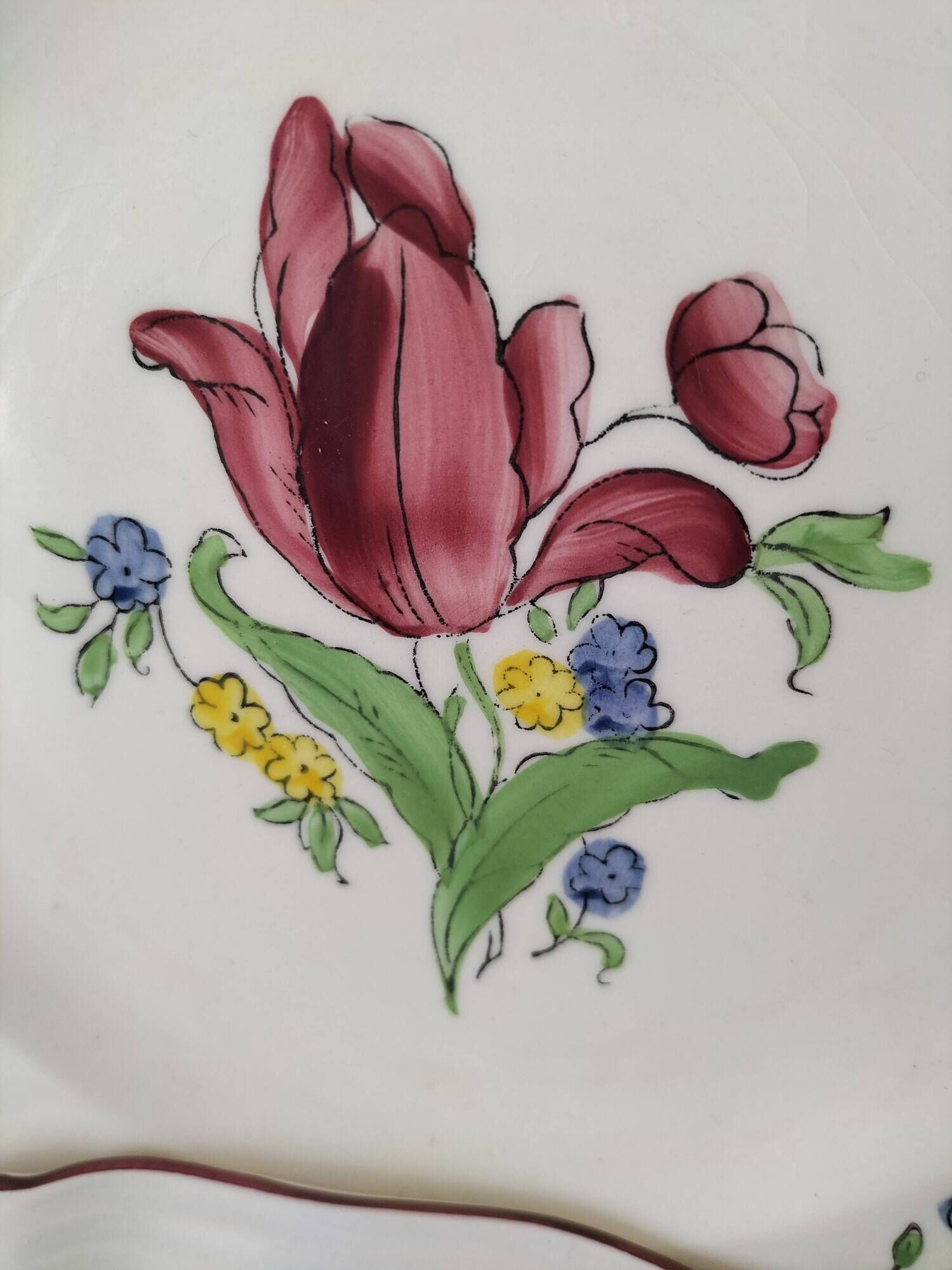 Duo of Gien and K&G Lunéville plates
