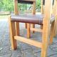 4 brutalist chairs by Pierre Chapo