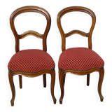 Restored Louis Philippe chairs, set of 2
