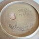 Mabyjo's Musarra Vallauris, decorative glazed ceramic dish, 1960s