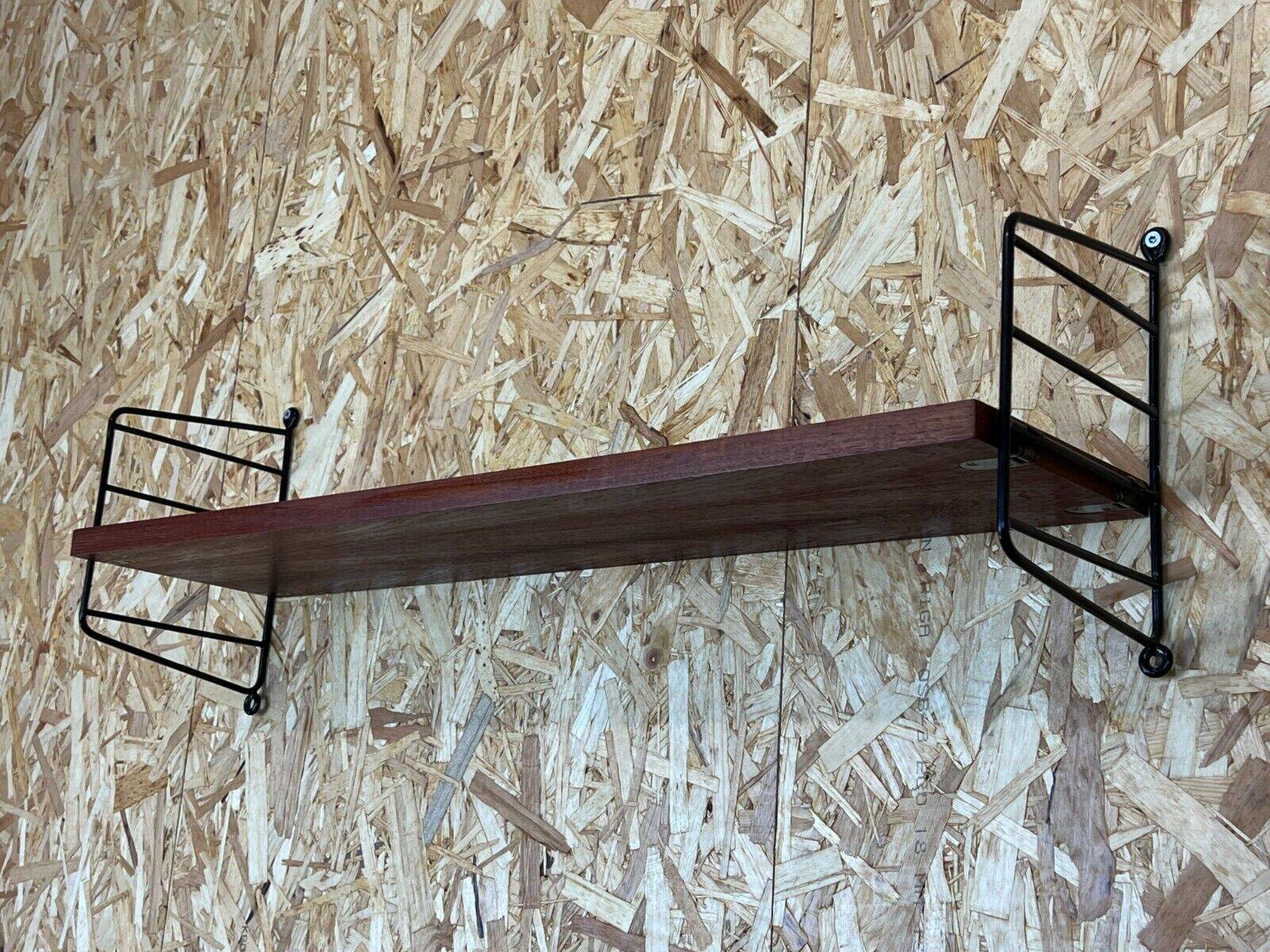 60s 70s teak string shelf module by Kajsa & Nils “Nisse” Strinning Sweden 60s